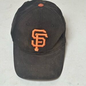 MLB San Francisco Giants Baseball Black Cap with Orange SF Logo Hat